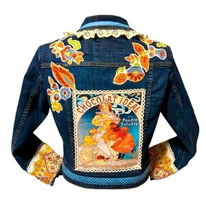 Embellished Denim Jeans Jacket